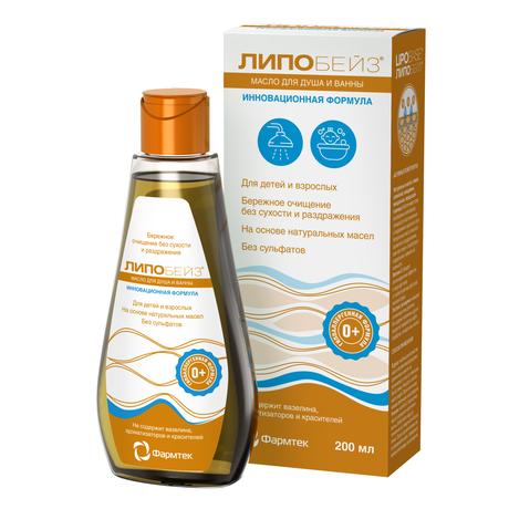 Фото Липобейз, масло для душа и ванны 200 мл