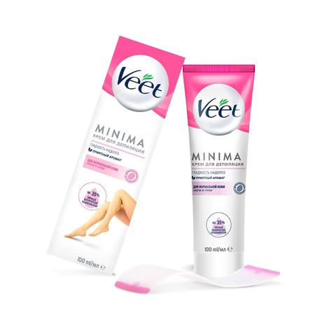 Фото Veet MINIMA, крем для депиляции для нормальной кожи, 100 мл