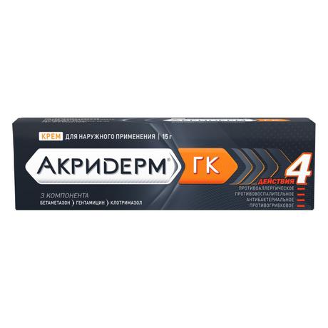 Фото Акридерм ГК, крем 15 г