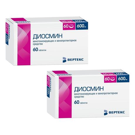 Фото Набор из 2-х уп. Диосмин таблетки 600 мг 60 шт.