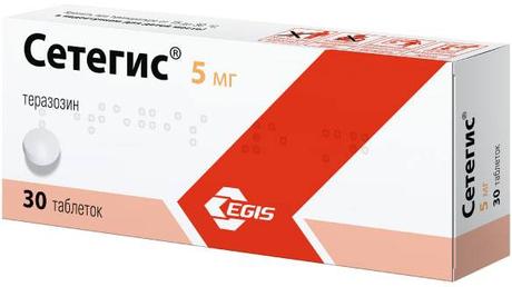 Фото Сетегис, таблетки 5 мг, 30 шт.