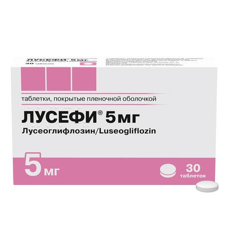 Фото Лусефи, таблетки покрыт. плен. об. 5 мг, 30 шт.