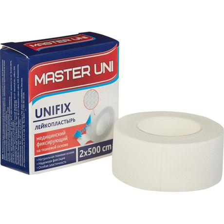 Фото Master Uni Unifix, лейкопластырь на тканевой основе 2 х 500 см