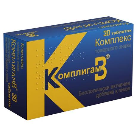 Фото Комплигам B, таблетки 1000 мг, 30 шт.