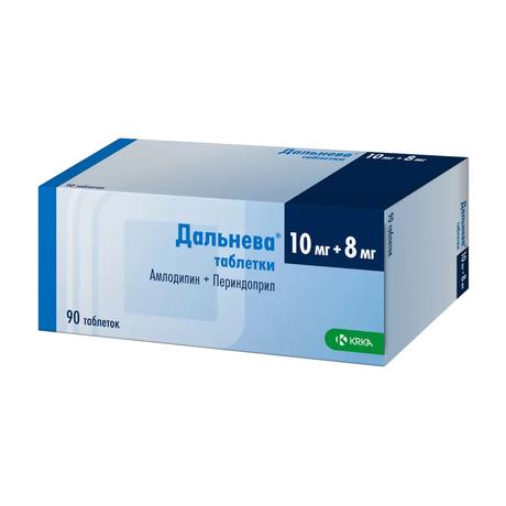 Фото Дальнева, таблетки 10 мг+8 мг, 90 шт.