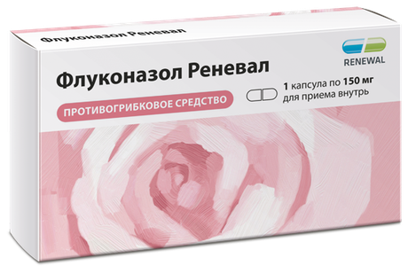Фото Флуконазол Реневал, капсулы 150 мг, 1 шт.