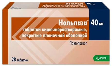 Фото Нольпаза, таблетки покрыт. плен. об. 40 мг, 28 шт.