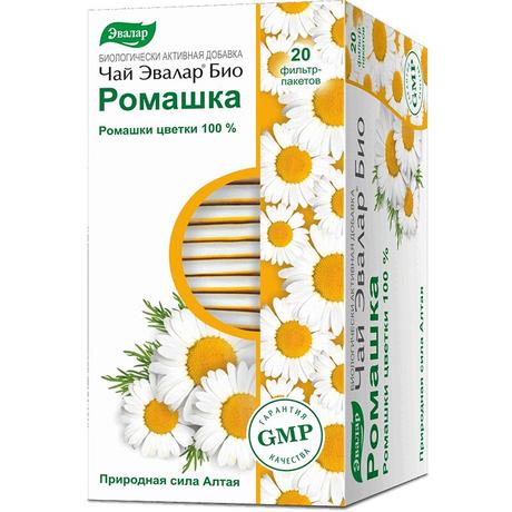 Фото Чай Эвалар Био Ромашка, фильтр-пакеты 1,2 г, 20 шт.