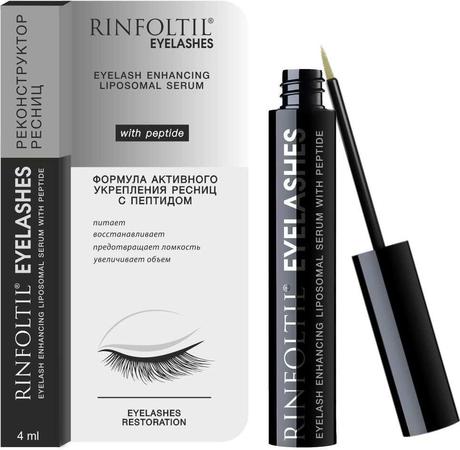 Фото Ринфолтил ресницы, сыворотка липосомальная для роста ресниц с пептидом 4 мл, 1 шт.