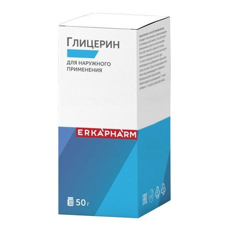 Фото Эркафарм глицерин раствор косметическая жидкость 50 мл №1