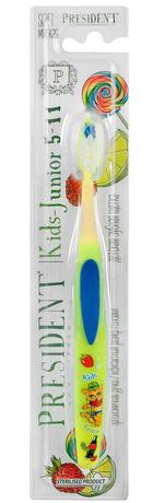 Фото Президент Кидс-Юниор, детская зубная щетка детская (5-11 лет, артикул 624)