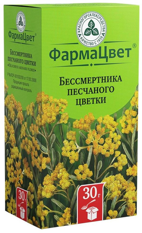 Фото Бессмертника песчаного цветки, 30 г