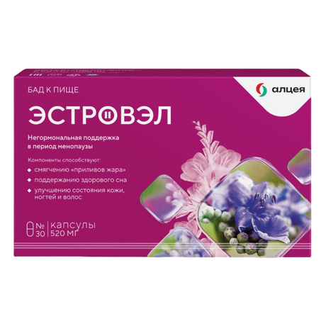 Фото Эстровэл, капсулы, 30 шт.