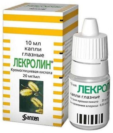 Фото Лекролин, капли глазные 20 мг/мл, 10 мл