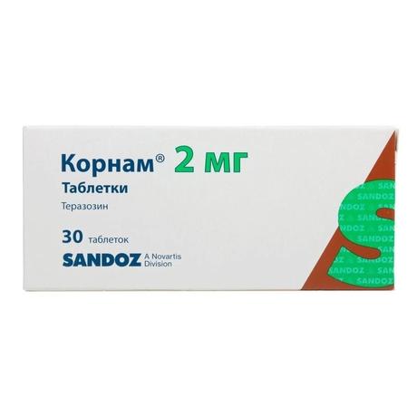 Фото Корнам, таблетки 2 мг, 30 шт. (Новартис Фарма)