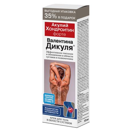 Фото В.Дикуль Акулий хондроитин Форте, крем для тела 125 мл