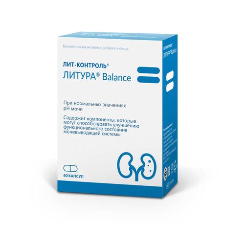 Фото Лит-Контроль Литура Balance, капсулы 692 мг, 60 шт.