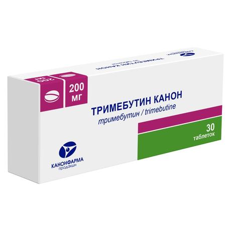 Фото Тримебутин Канон, таблетки 200 мг, 30 шт.