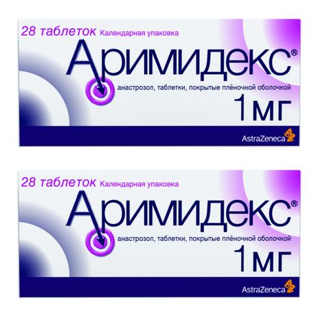 Фото Набор 2уп Аримидекс таб п/п/об 1мг 28шт