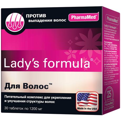 Фото Lady's formula для волос, таблетки, 30 шт.