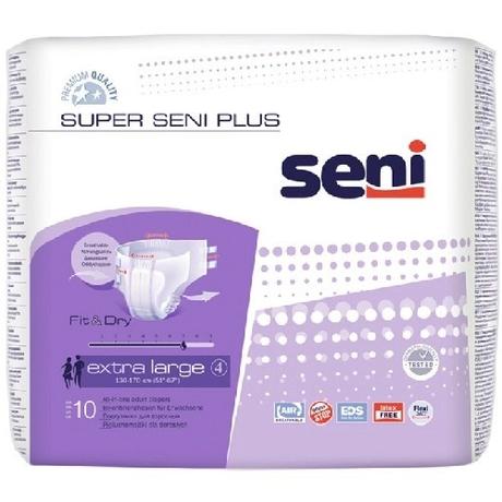 Фото Seni Super Plus Подгузники для взрослых Extra Large, 10 шт.