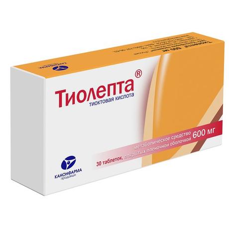 Фото Тиолепта таблетки, покрытые пленочной оболочкой 600 мг, 30 шт.