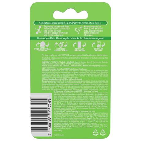 Фото Biomed зубная нить (мята/юдзу) 50 м