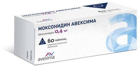 Фото Моксонидин Авексима, таблетки покрыт. плен. об. 0,4 мг, 60 шт.