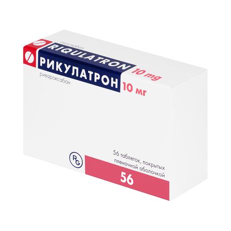 Фото Рикулатрон, таблетки покрытые пленочной оболочкой 10 мг, 56 шт.