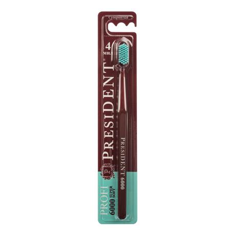Фото Президент Профи 6000, супермягкая зубная щетка, 1 шт.