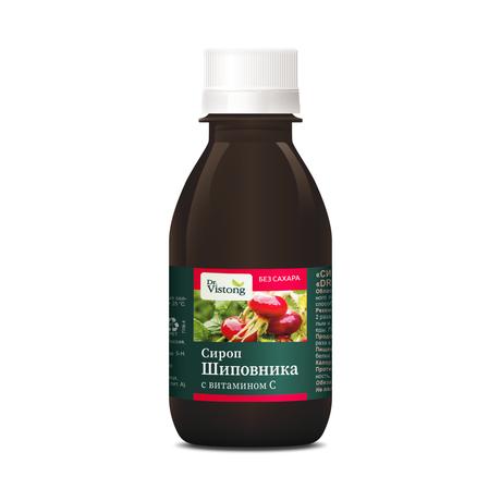 Фото Dr.Vistong, сироп Шиповника с витамином С, 150 мл