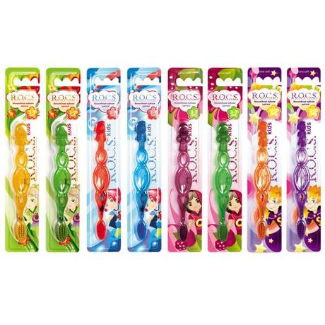 Фото Rocs Kids (3-7 лет), зубная щетка