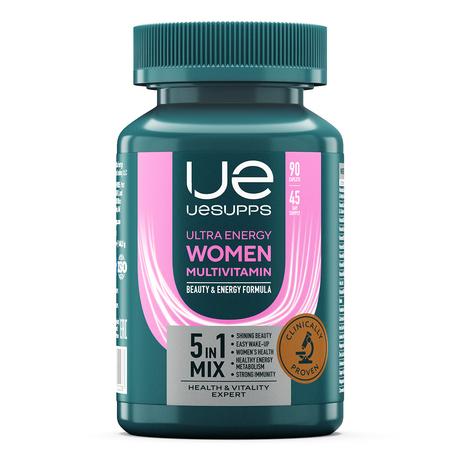 Фото UESUPPS Ультра Энерджи Вимен Мультивитамин Формула, таблетки, 90 шт.