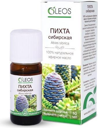 Фото Oleos, эфирное масло пихты сибирской, 10 мл