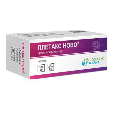 Фото Плетакс Ново, таблетки 100 мг, 60 шт.
