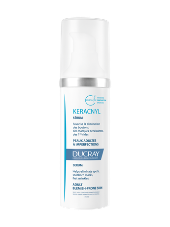 Фото Ducray Keracnyl, сыворотка разглаживающая для проблемной кожи, 30 мл, 1 шт.