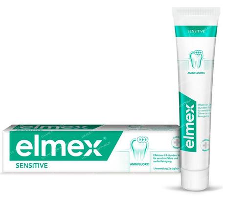 Фото Элмекс зубная паста Сенситив Плюс для чувствительных зубов, 75 мл