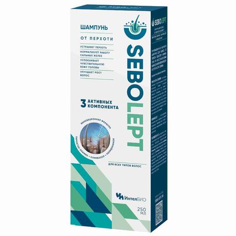 Фото Себолепт, шампунь от перхоти туба, 250 мл