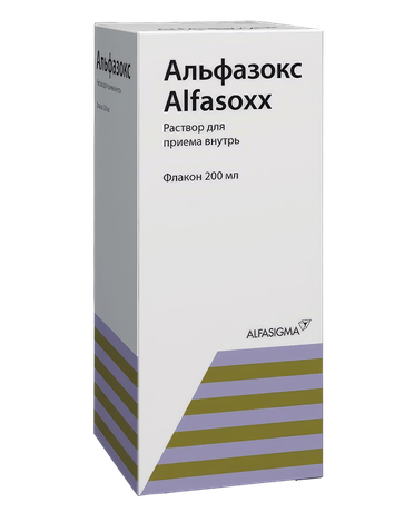 Фото Альфазокс, раствор для приема внутрь, 200 мл