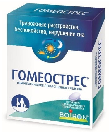 Фото Гомеострес, таблетки для рассасасывания гомеопатические, 90 шт.