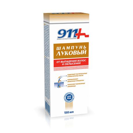 Фото 911 шампунь Луковый от выпадения волос,150 мл