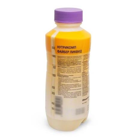 Фото Нутрикомп Файбер ликвид, смесь жидкая энтерального питания 500 мл (нейтральный вкус)