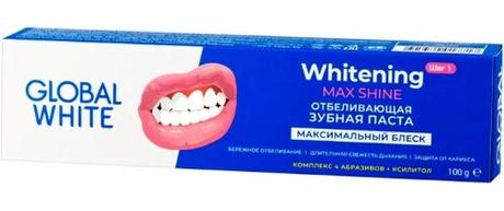 Фото Global White, Зубная паста отбеливающая, 100 мл.