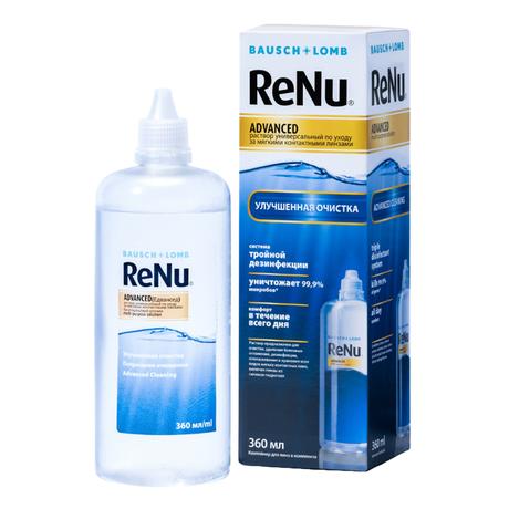 Фото ReNu Advanced, раствор для контактных линз (с контейнером), 360 мл