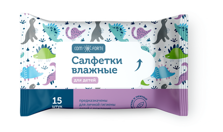 Фото Салфетки ComForte влажные детские, 15 шт.