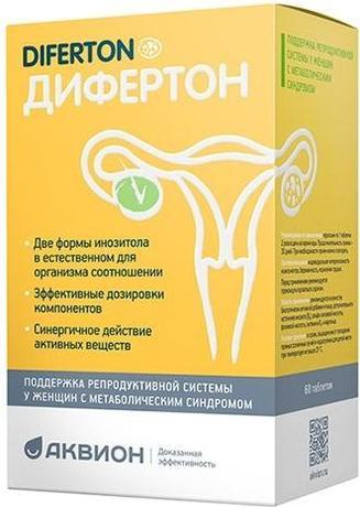 Фото Дифертон, таблетки 1,43 г, 60 шт.