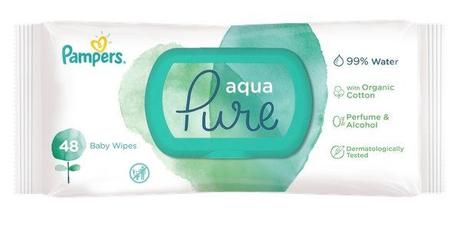 Фото Салфетки детские влажные Памперс Aqua Pure, 48 шт.