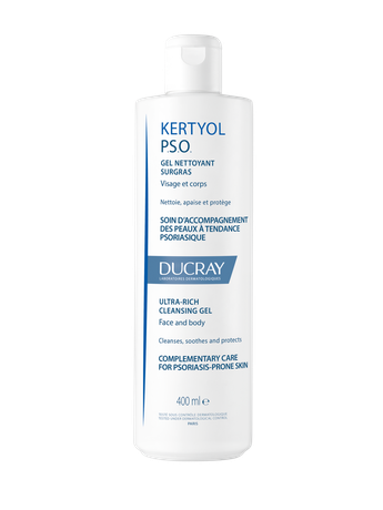 Фото Ducray Kertyol PSO гель очищающий сверхпитательный, 400 мл