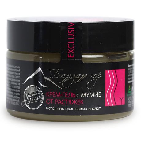 Фото Бальзам гор, крем-гель от растяжек (с мумие) банка 100 мл