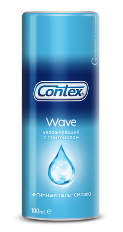 Фото Гель-смазка Contex Wave увлажняющая с пантенолом, 100 мл